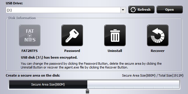 برنامه GiliSoft USB Encryption