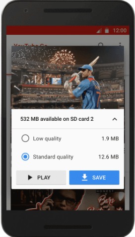 اپلیکشین YouTube Go