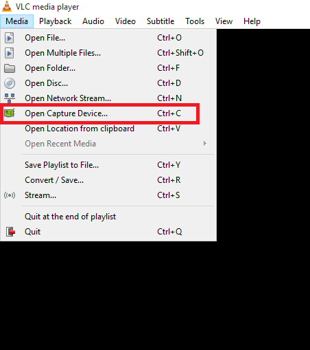 فیلمبرداری از دسکتاپ با vlc