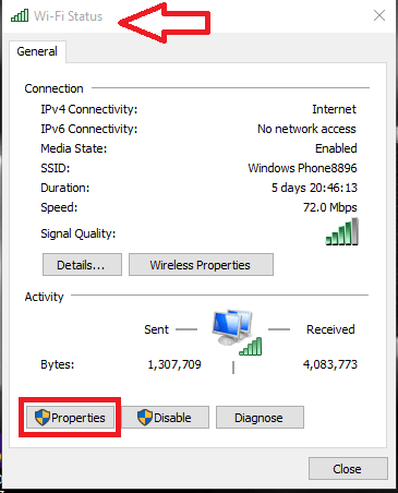 تغییر آدرس IP