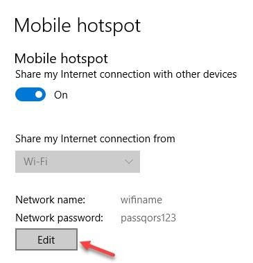  ایجاد WiFi Hotspot در ویندوز 10 