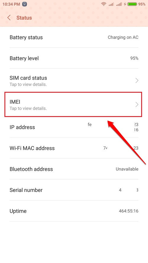 مشاهده شماره IMEI اندروید