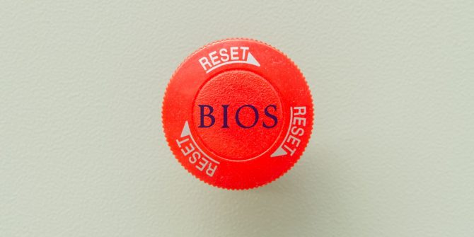 تنظیم مجدد BIOS