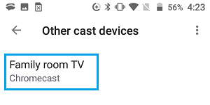 مشکلات عدم نمایش گوشی به تلویزیون در Chromecast 