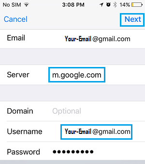 آموزش ساخت و استفاده از Gmail در برنامه Mail آیفون