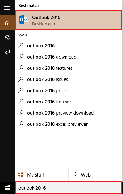راه اندازی حساب ایمیل در Outlook 