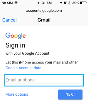 آموزش ساخت و استفاده از Gmail در برنامه Mail آیفون