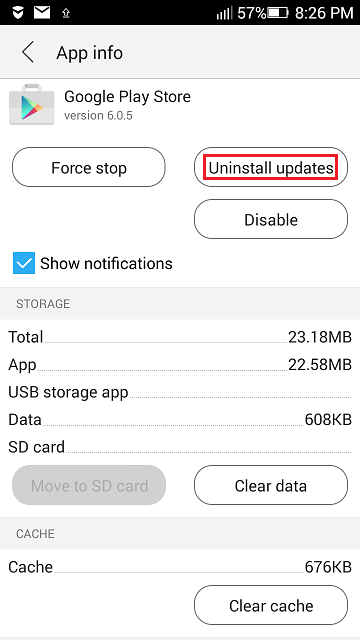 مشکلات Google Play