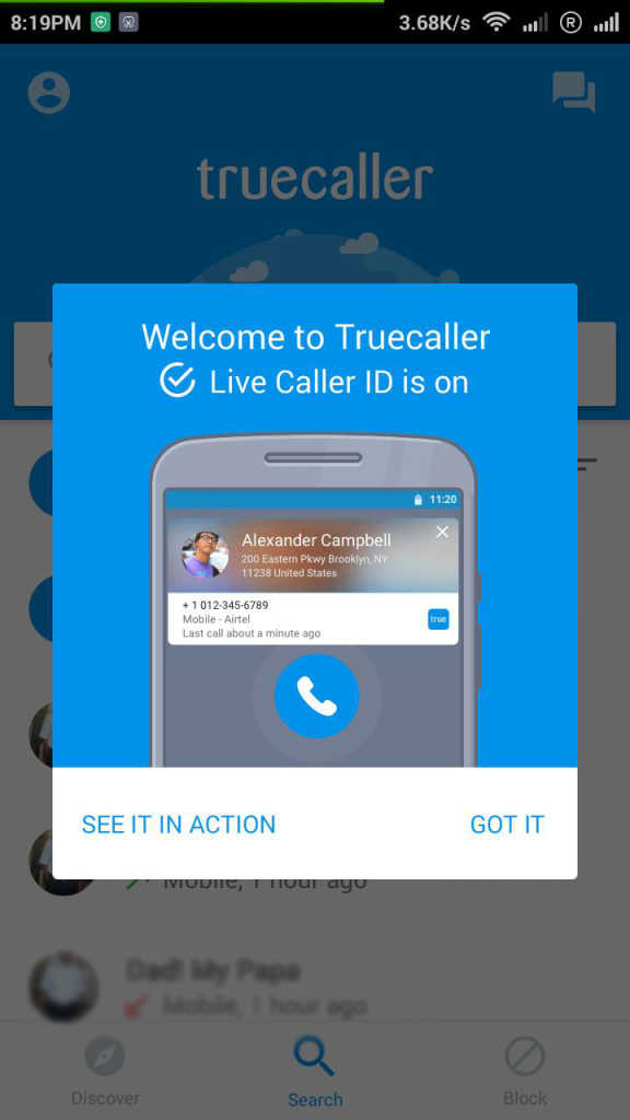 Truecaller برای اندروید