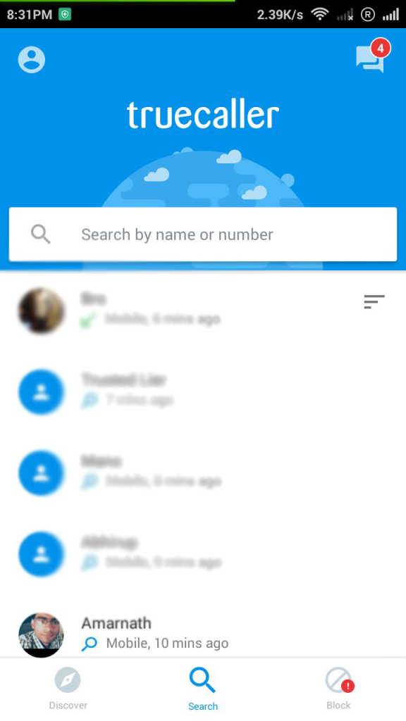 Truecaller برای اندروید