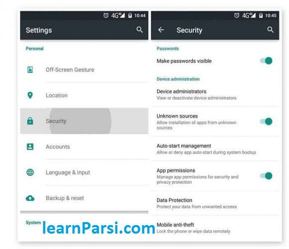 هک بازی و برنامه اندروید