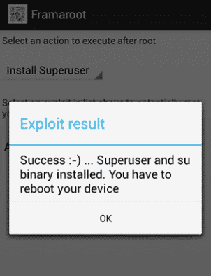 روت اندروید با Framaroot
