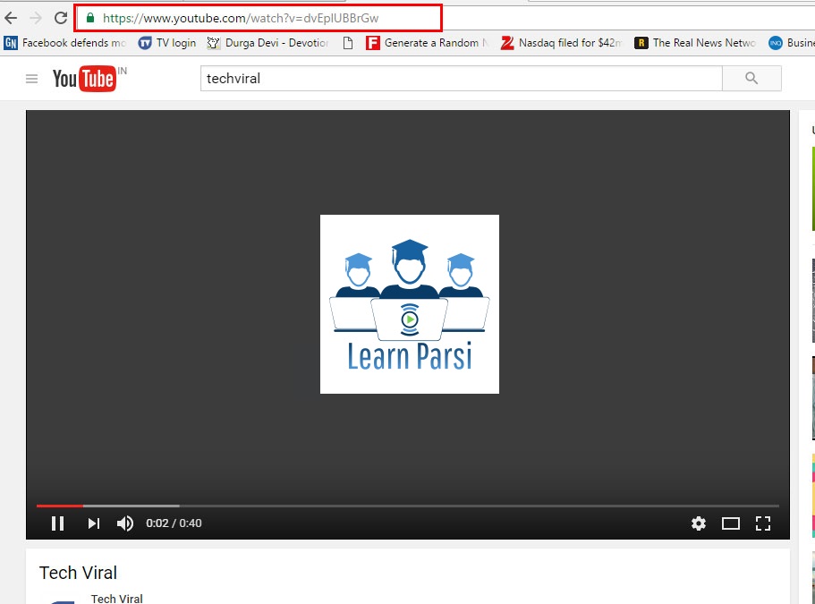پخش فیلم یوتیوب در VLC  