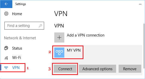  تنظیم و استفاده از VPN در ویندوز 10 