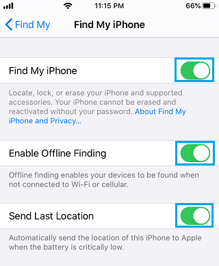 استفاده از Find iPhone My برای ردیابی آیفون گمشده