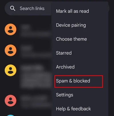بلاک SMS