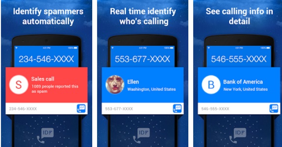 برنامه بلاک کردن تماس اندروید Caller ID & Call Blocker Free