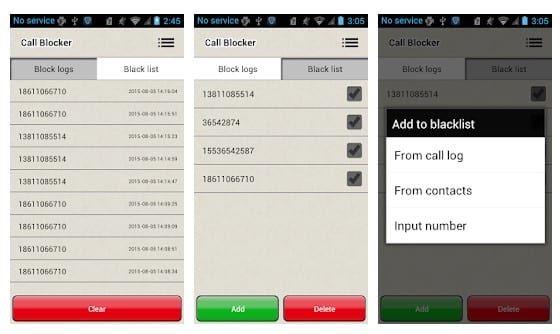 برنامه بلاک کردن تماس اندروید Call Blocker