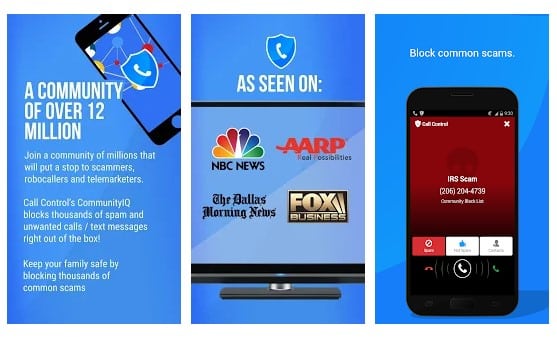 برنامه بلاک کردن تماس اندروید Call Control – Call Blocker