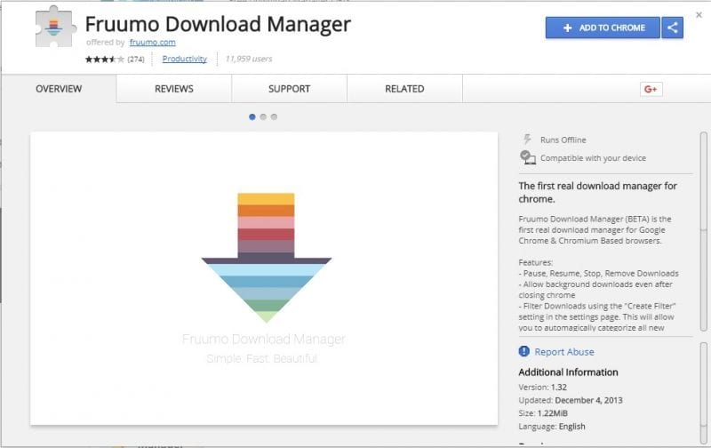 Fruumo Download Manager