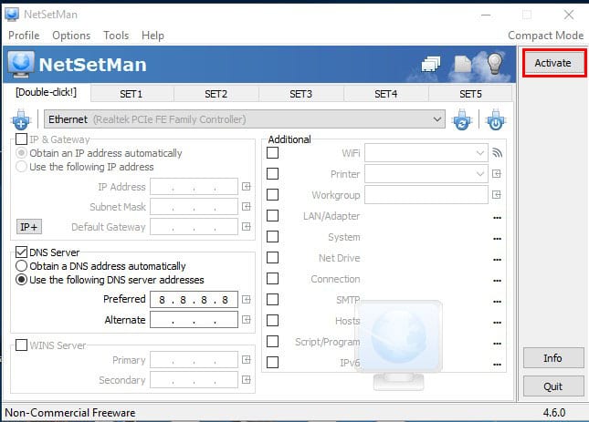 download net set man