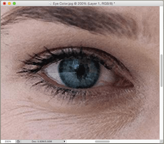  تغییر رنگ چشم با استفاده از فتوشاپ