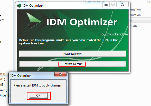 دو برابر کردن سرعت دانلود IDM با استفاده از IDM Optimizer 