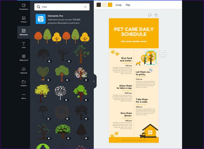 ساخت اینفوگرافیک با Canva