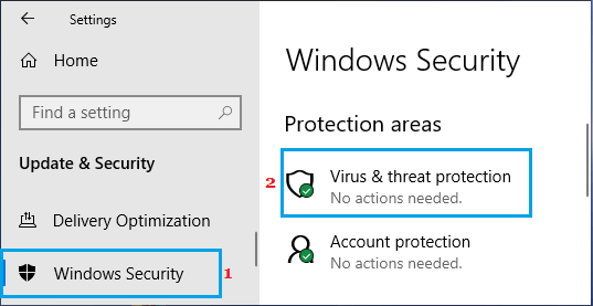 غیرفعال سازی موقت Windows Defender در ویندوز 10
