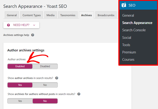حذف نام نویسنده با yoast SEO
