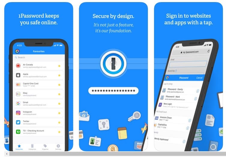 برنامه کاربردی 1Password