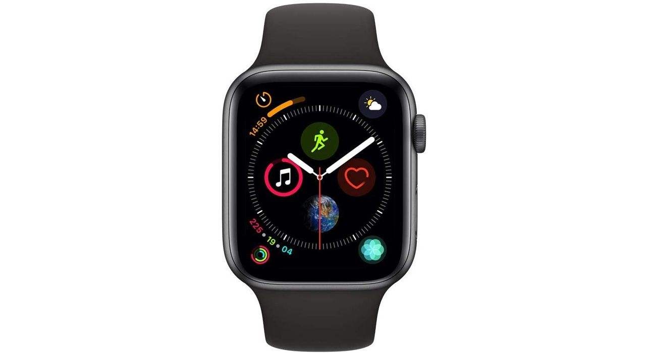 ساعت هوشمند اپل واچ سری5 مدل 44m space Gray Aluminum case black sport band