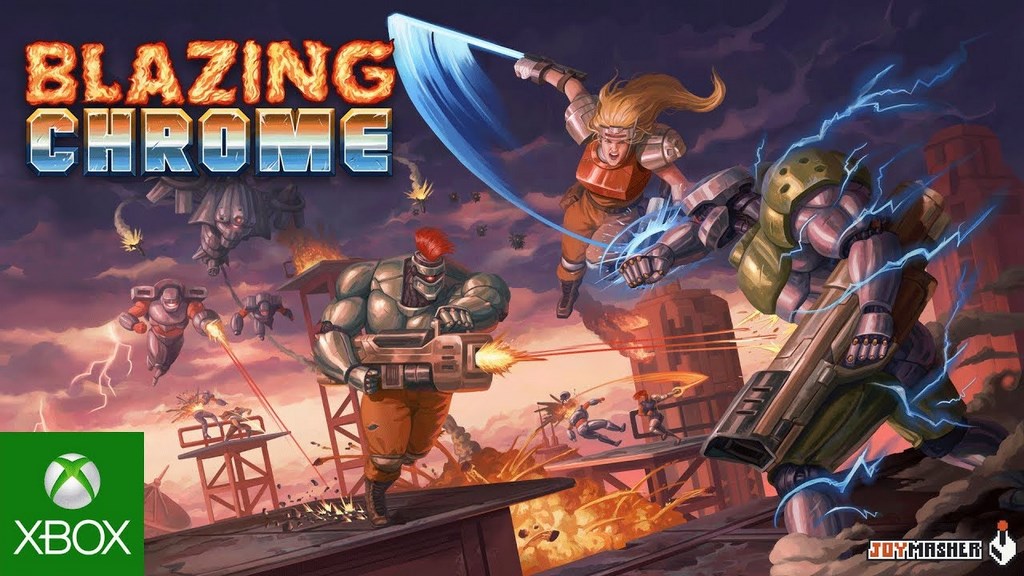 بهترین بازی های ایکس باکس وان Blazing Chrome