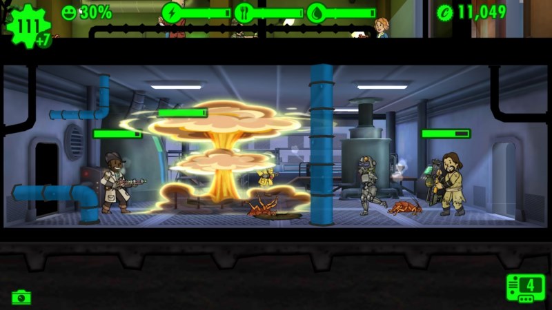 بازی زیر 25 مگابایت اندروید Fallout Shelter