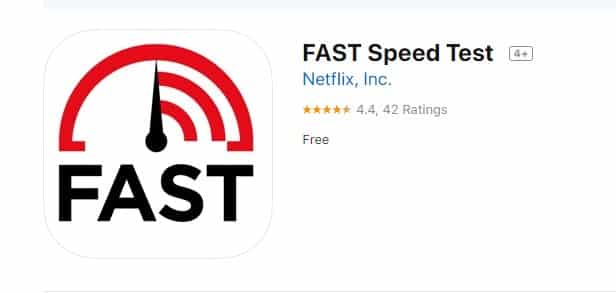 برنامه کاربردی Fast برای آیفون