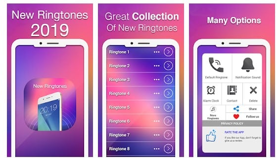 دانلود برنامه آهنگ زنگ اندروید - New Ringtones