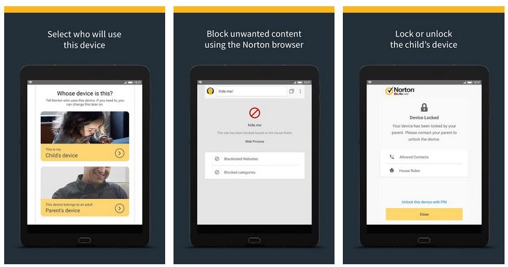 استفاده از Norton Family parental control