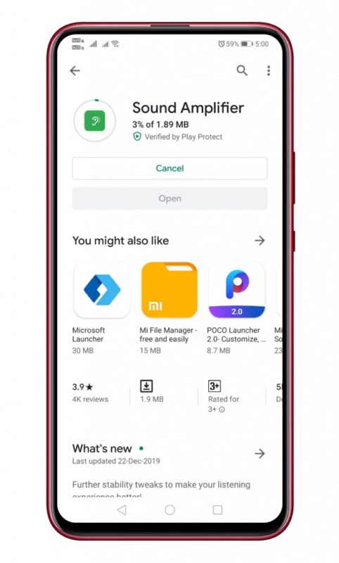 برنامه تقویت کننده صدا Google’s Sound Amplifier را در اندروید 