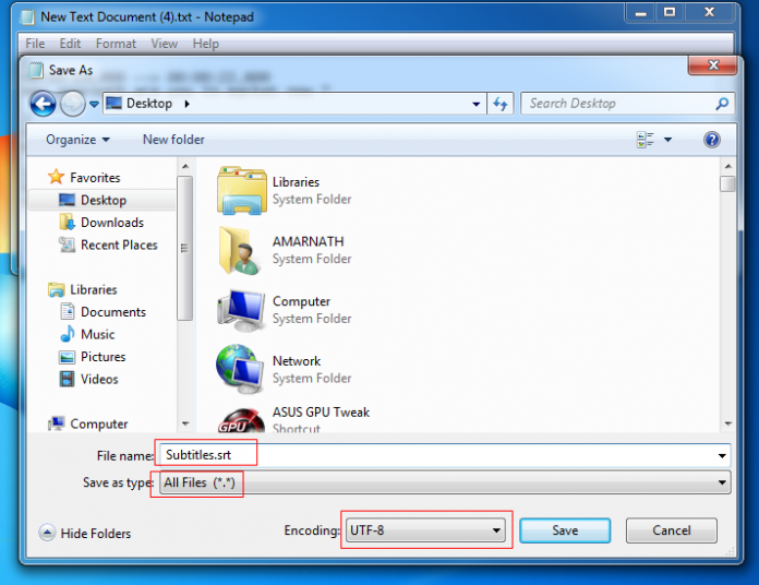 ساخت زیرنویس فیلم با استفاده از Notepad