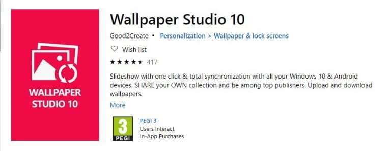 تغییر اتوماتیک پس زمینه دسکتاپ با Wallpaper Studio 10
