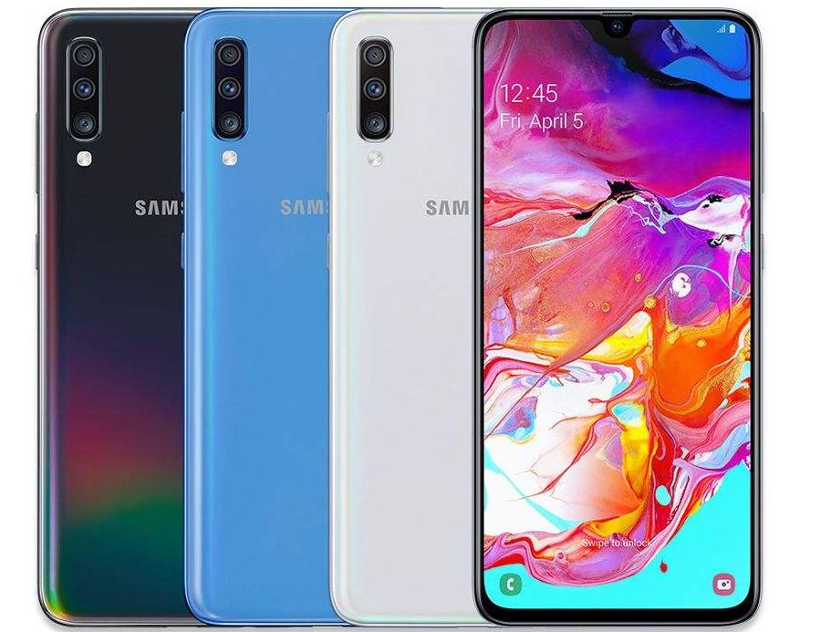 گوشی سامسونگ مدل galaxy A70 SM-A705FN/DS ظرفیت 128 گیگابایت
