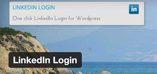 افزونه صفحه ورود وردپرس LinkedIn Login