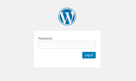 افزونه Password Protected
