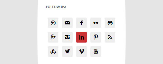 افزونه Simple Social Icons