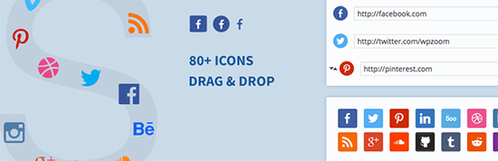 افزونه Social Icons Widget by WPZoom