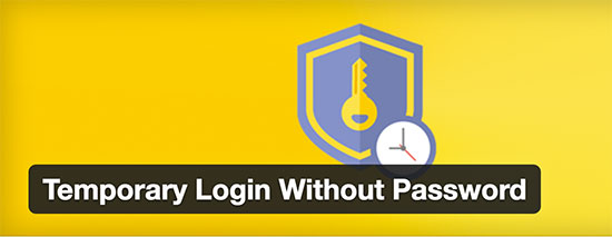 افزونه Temporary Login Without Password
