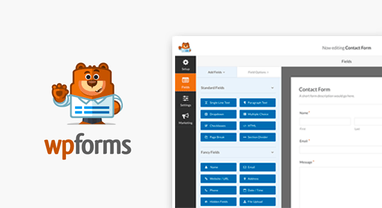 افزونه صفحه ورود وردپرس WPForms