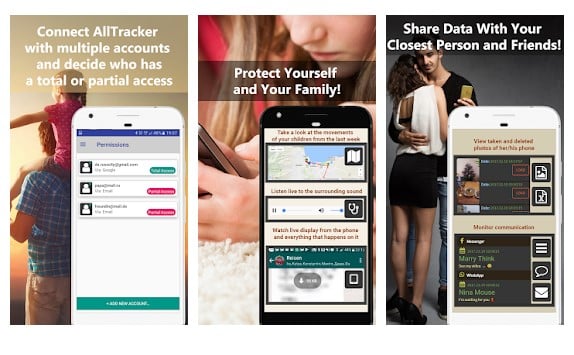 اپلیکیشن ردیابی افراد - All Tracker Family