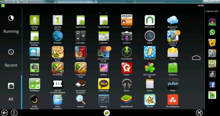با استفاده از شبیه ساز BlueStack 