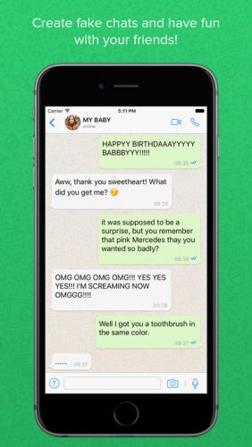 دانلود برنامه ساخت چت جعلی واتساپ (Fake Chat – Joker)